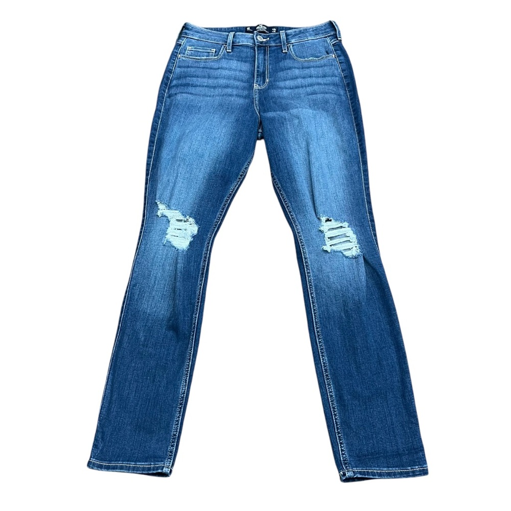Hollister Curvy High-Rise Super Skinny Stylish Blue Women's Jeans Size 9